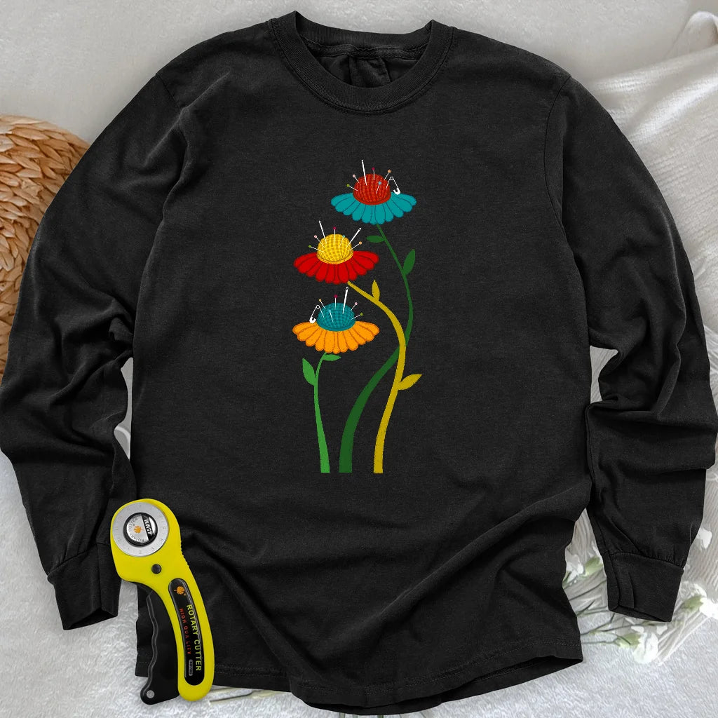Blooming Pin Cushions Long Sleeve T-shirt