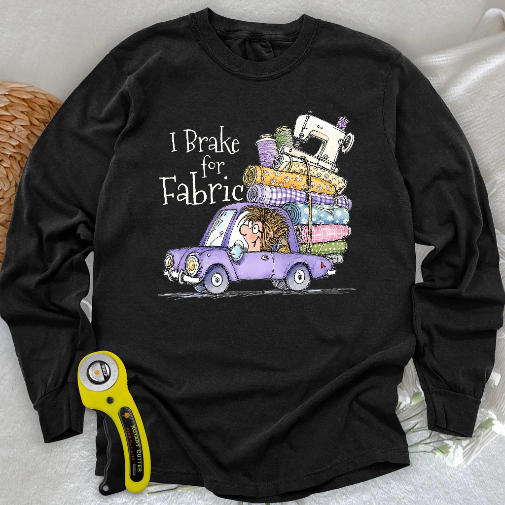 Brake for Fabric Long Sleeve T-shirt