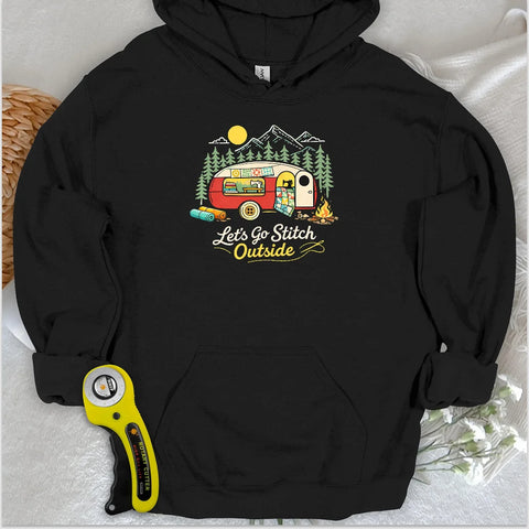 Camp & Quilt Co - Felpa con cappuccio
