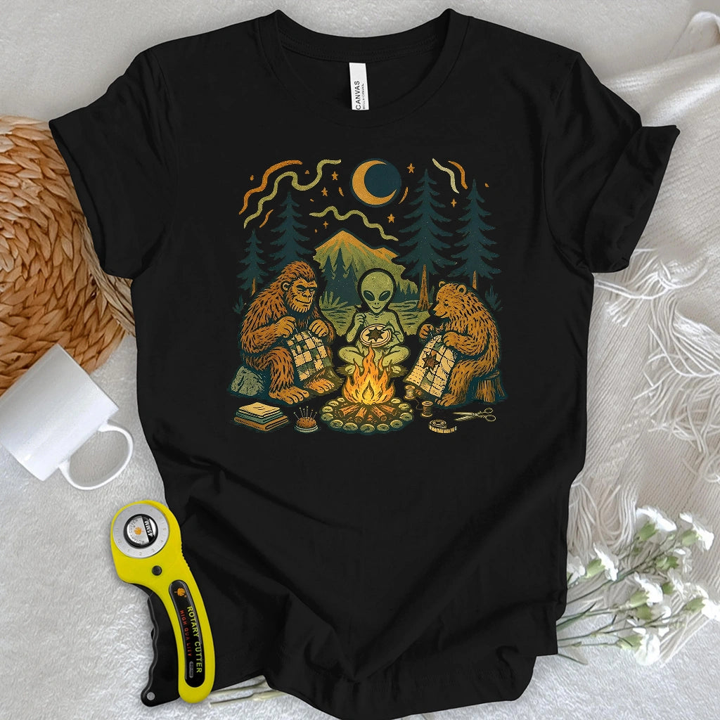 Campfire Crafting Friends T-shirt