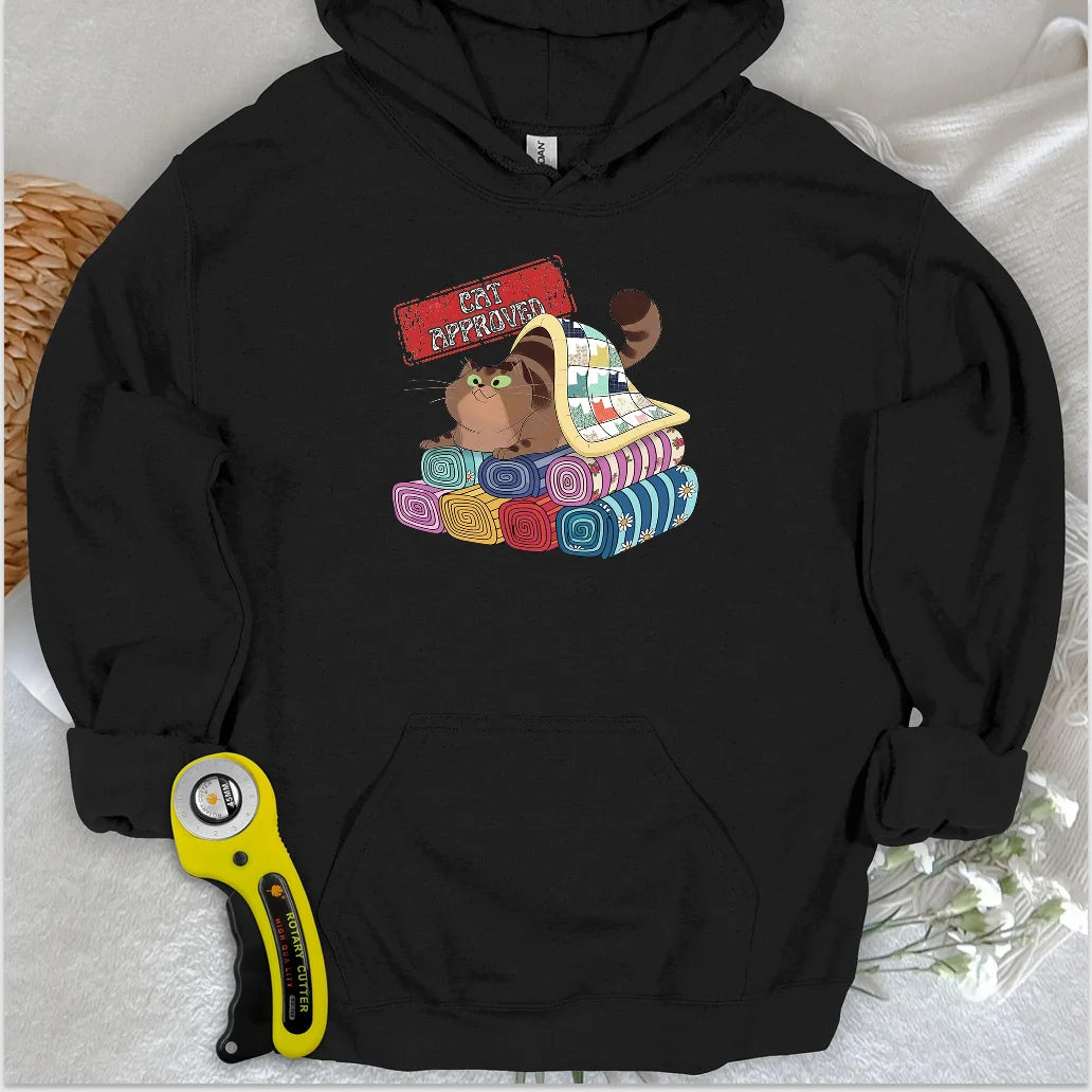 Sweat à capuche approuvé par les chats