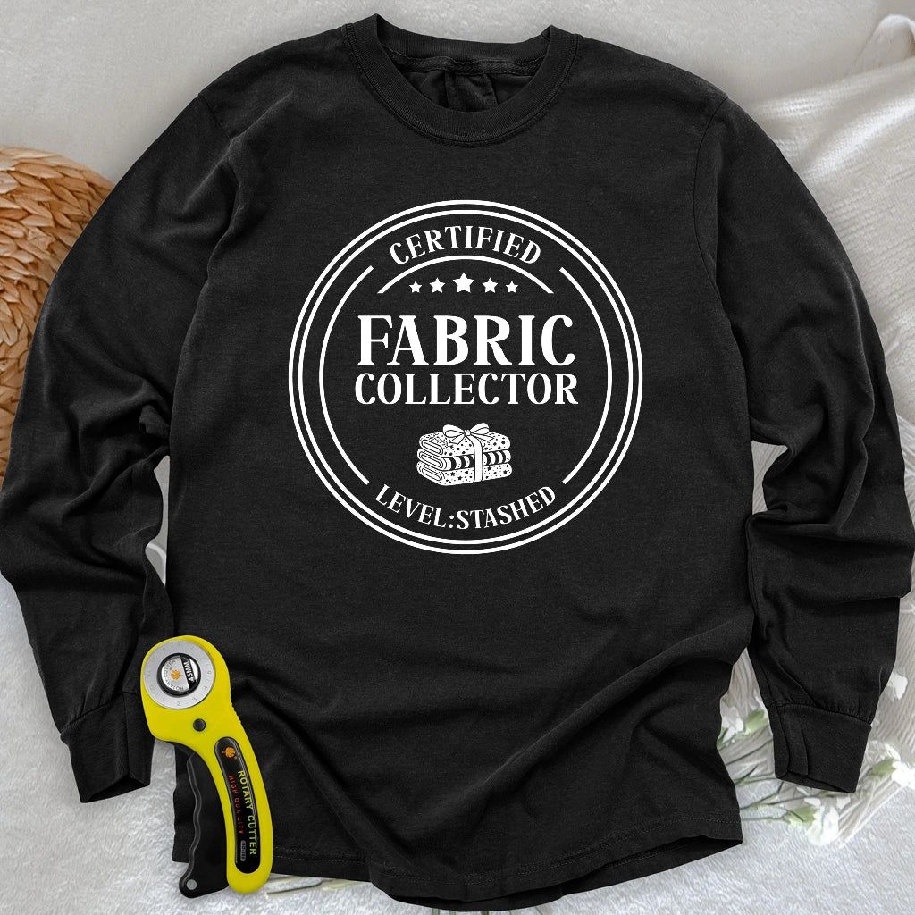 Zertifizierter Stoff-Sammler Langarm-T-Shirt