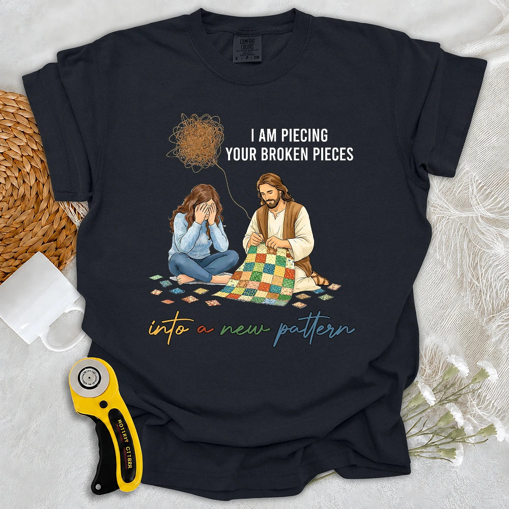 Comfort Colors God Piecing Broken Pieces T-shirt