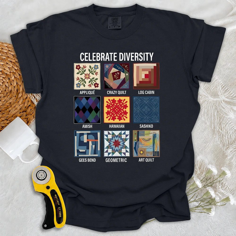 Comfort Colors Patchwork Diversity T-shirt