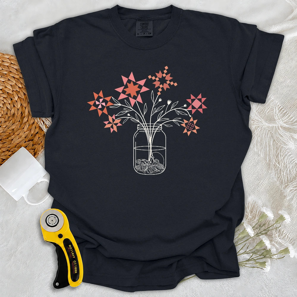 Comfort Colors Patchwork Posy Jar T-shirt