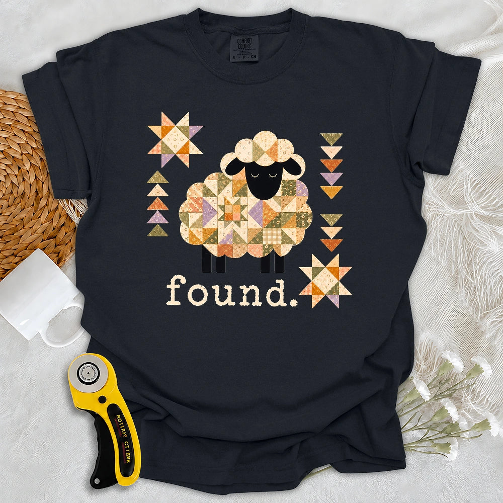 Comfort Colors Psalm 23 Patchwork Sheep T-shirt
