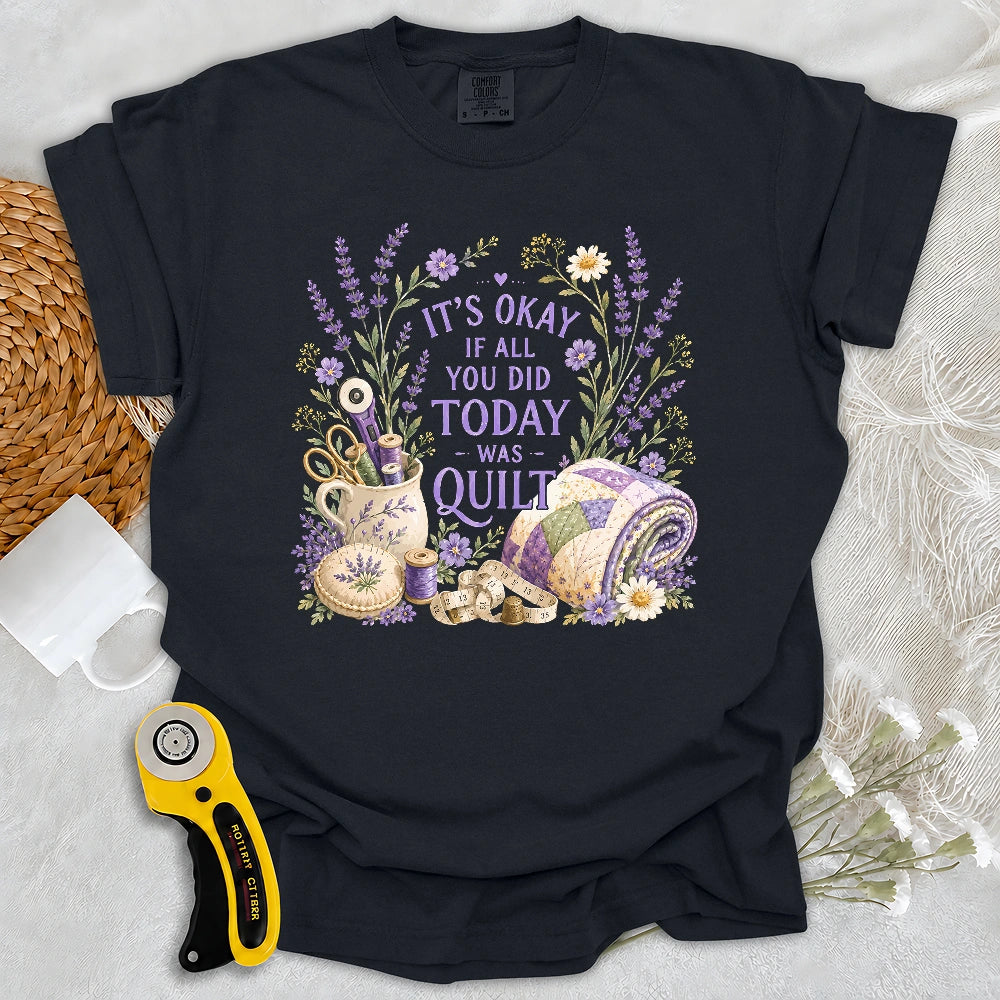 Comfort Colors Quilt Days Are Productive Days T-shirt