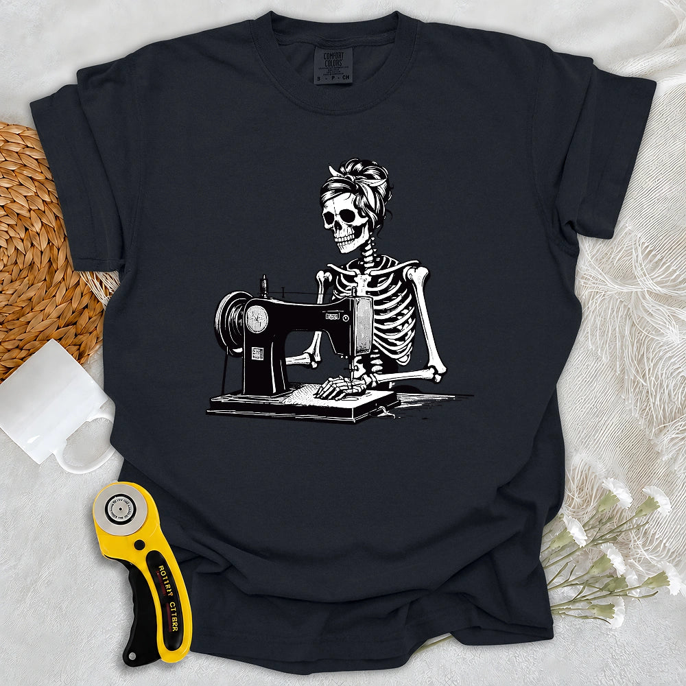 Comfort Colors Quilting Skeleton T-shirt