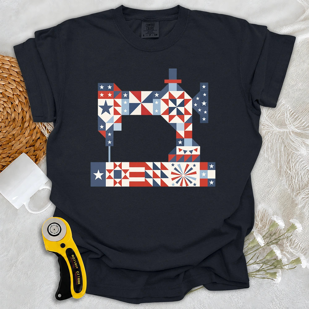 Comfort Colors Stars & Stitches Sewing T-shirt