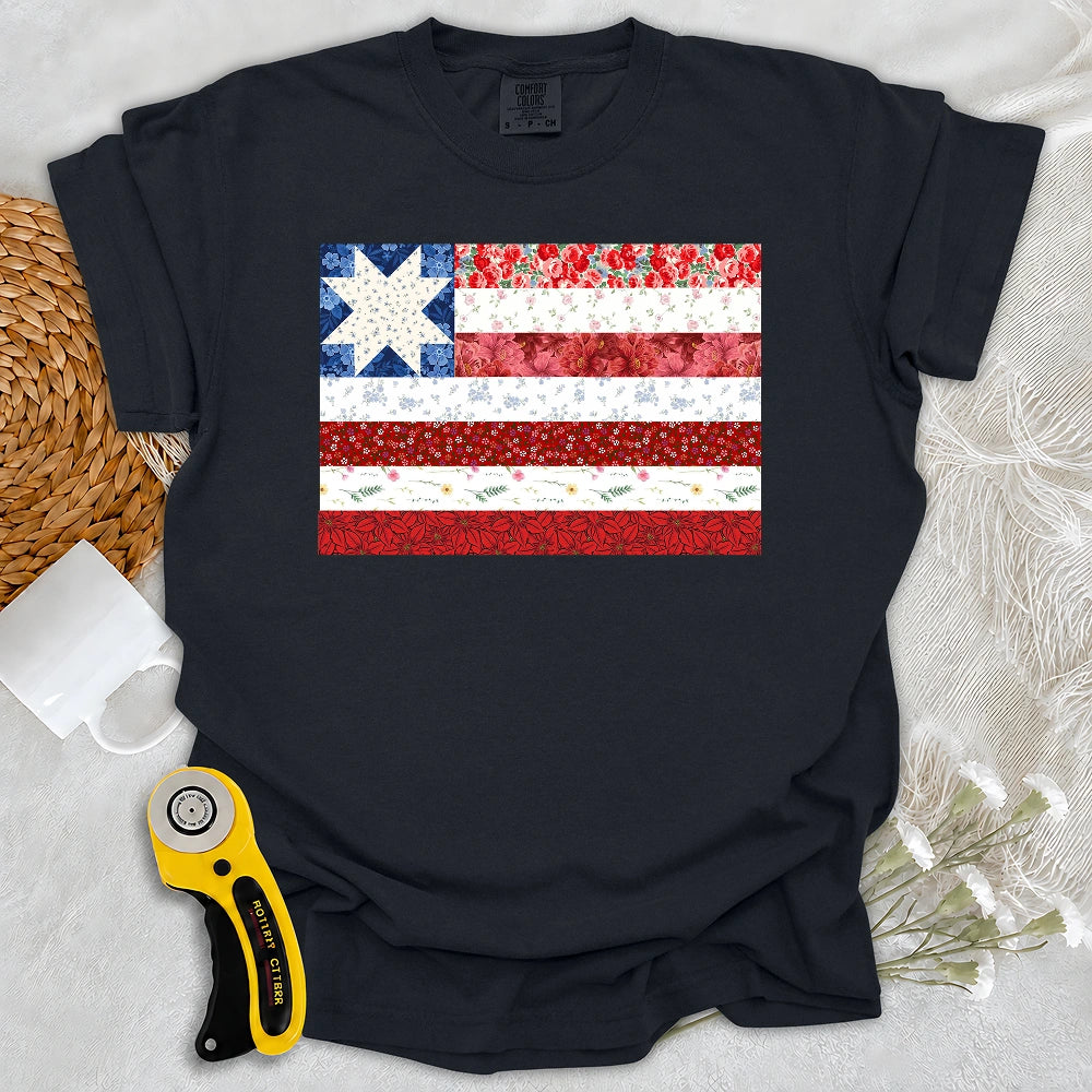 Comfort Colors USA Star Flag T-shirt