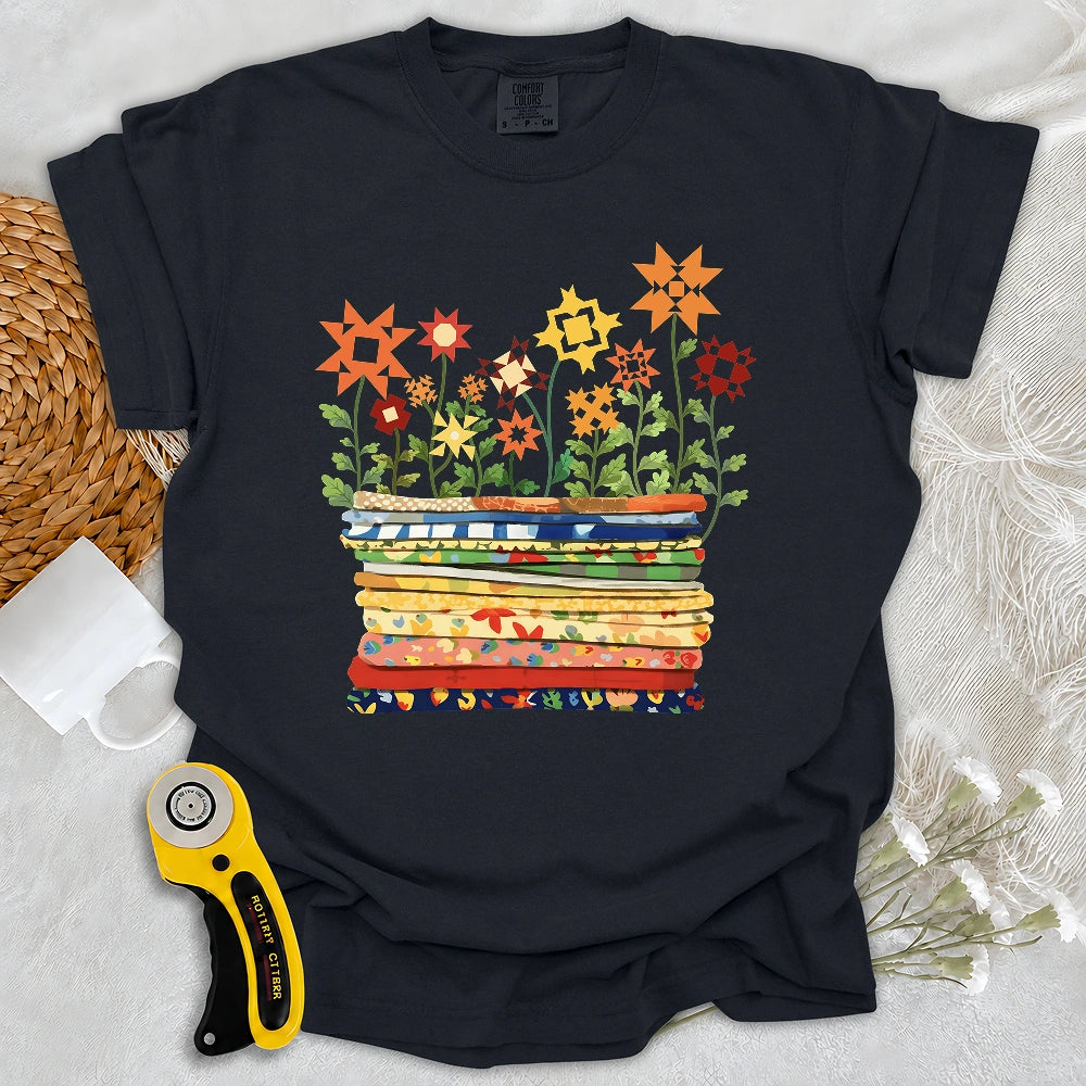 Comfort Colors Where Quilts Bloom T-shirt