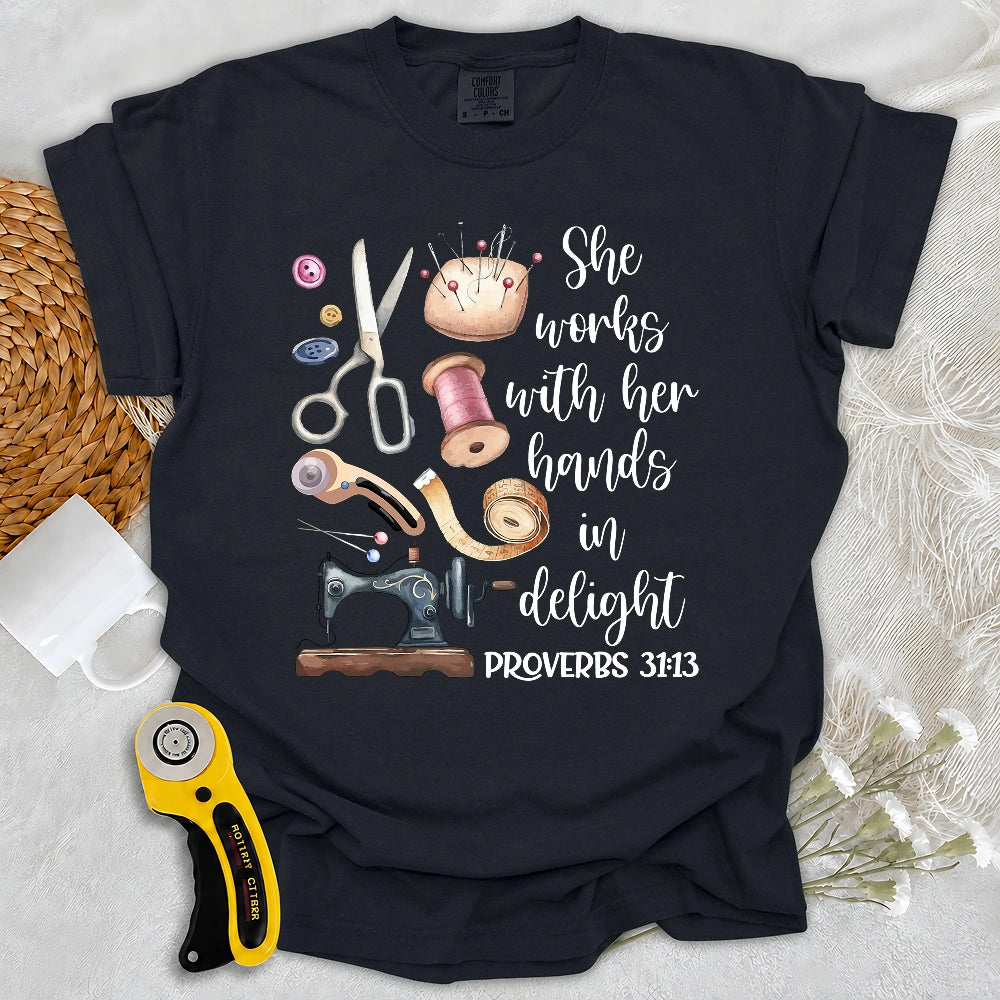 Comfort Colors Work In Delight T-shirt