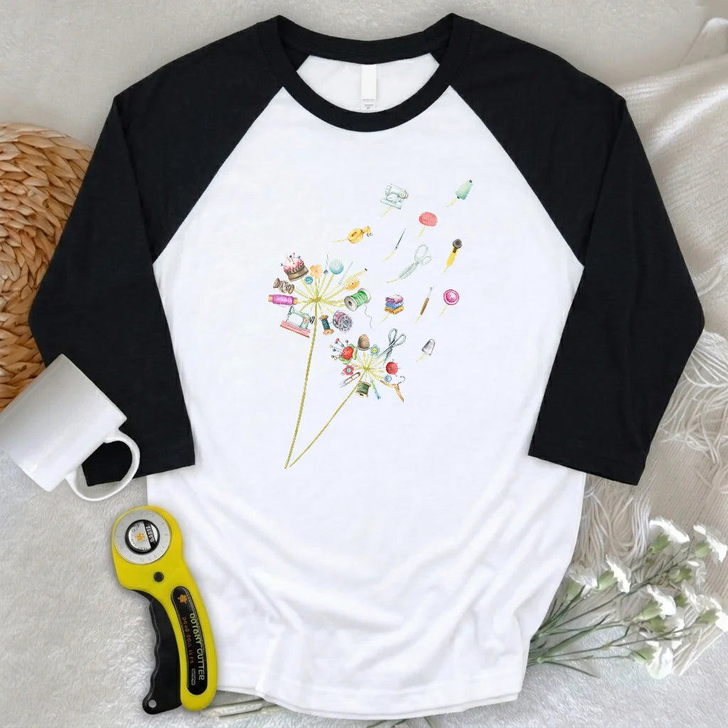 Crafted To Bloom 3/4 Sleeve T-shirt