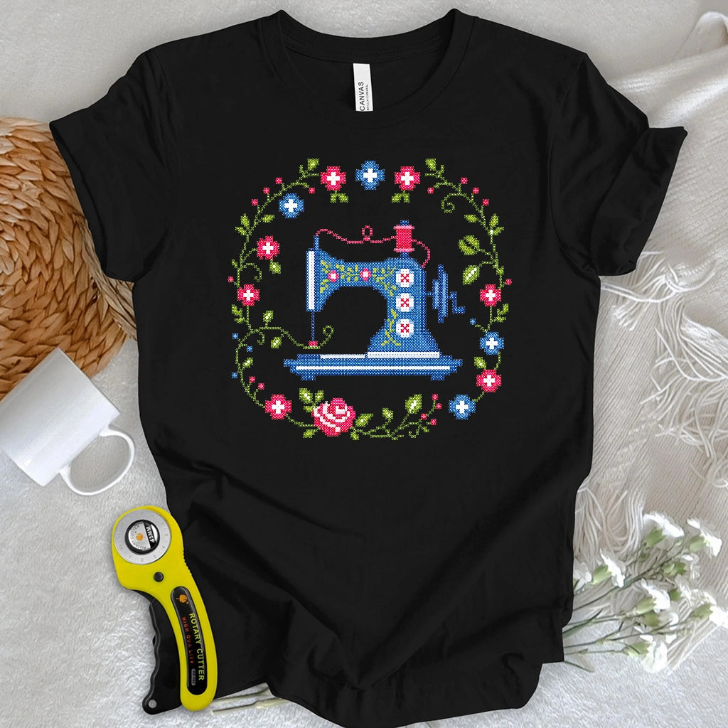 Cross Stitch Singer T-shirt
