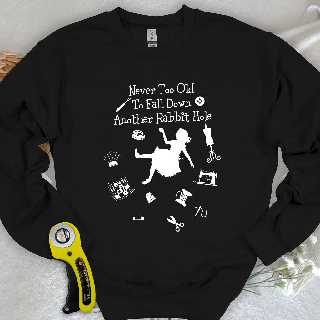 Sweat-shirt "Down The Rabbit Hole"