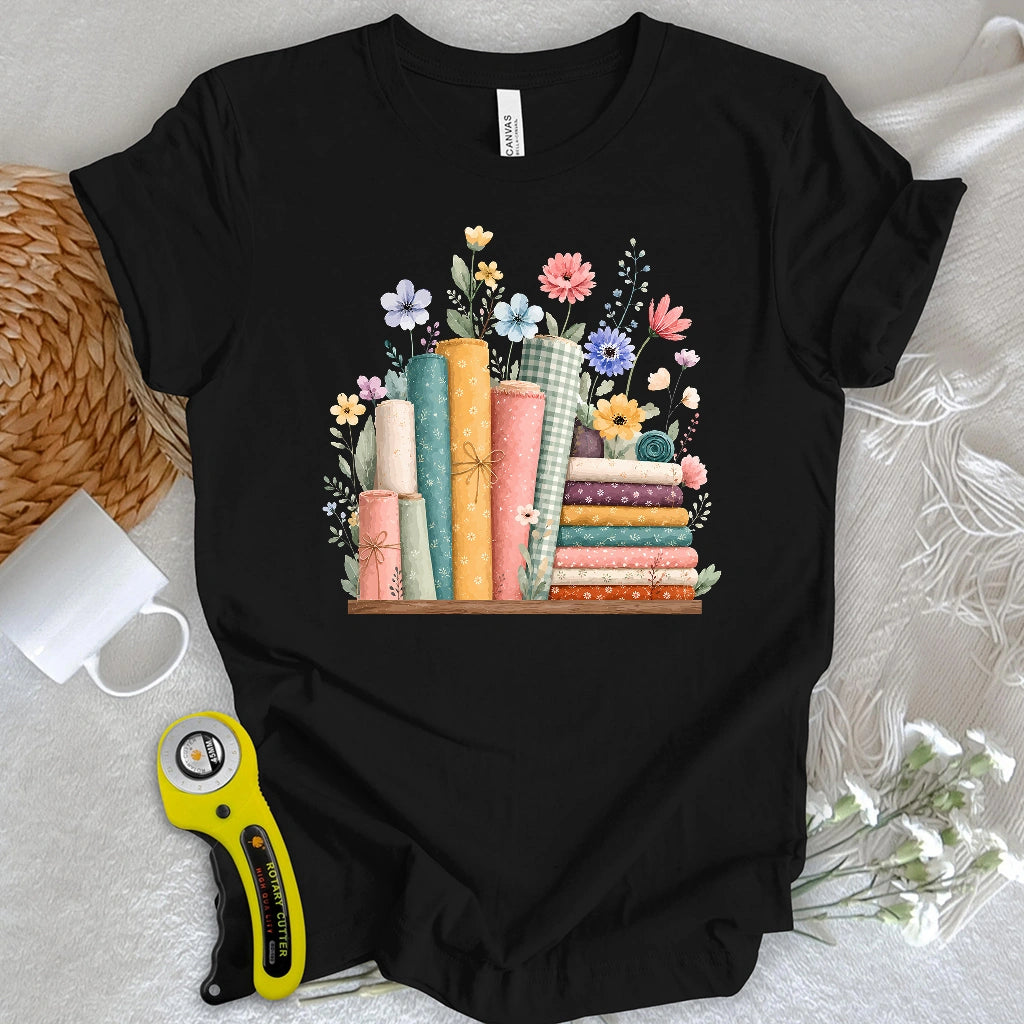 Fabric Bloom T-shirt