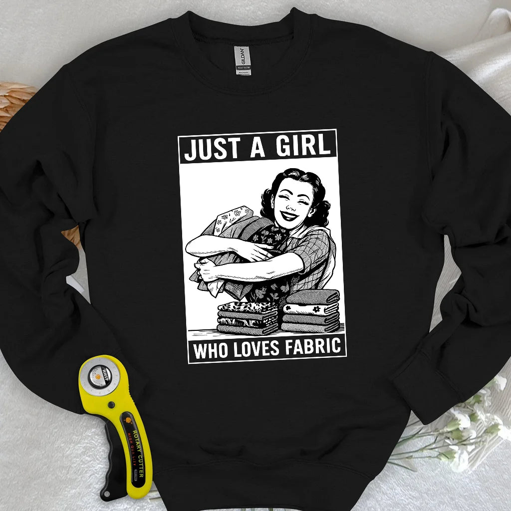Sweat-shirt fille en tissu
