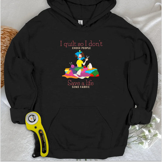 Fabric Saves Lives Hoodie