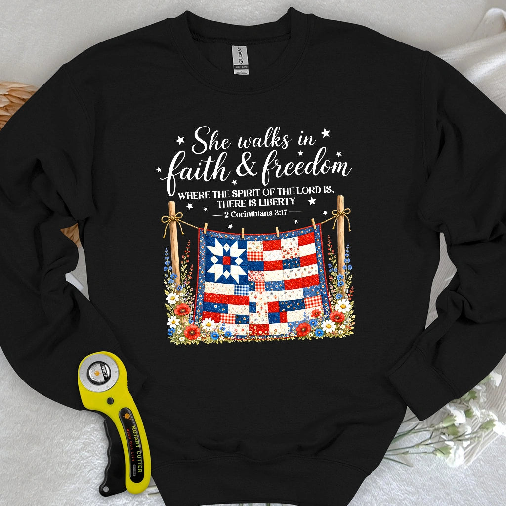 Faithfully Pieced Sweatshirt