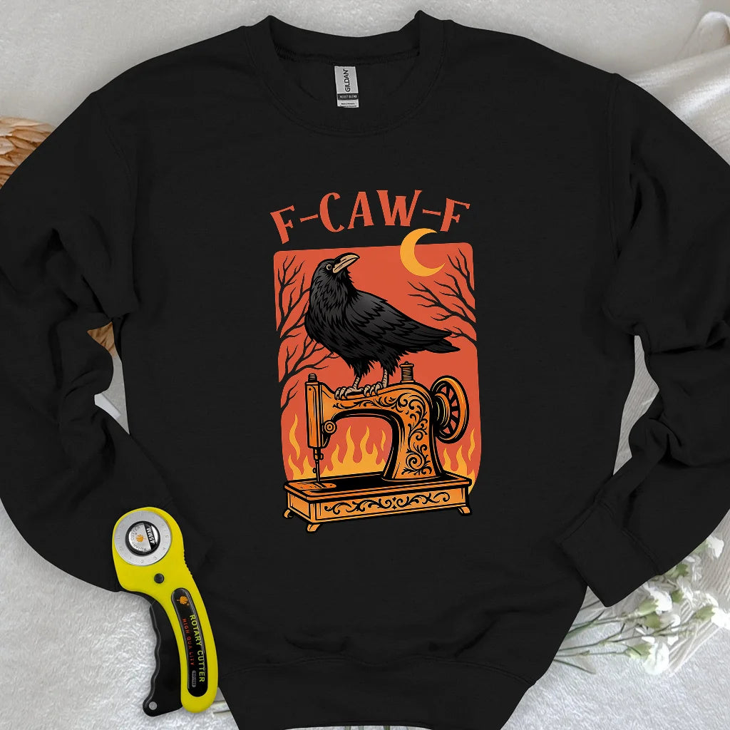 Feuriges Stich-Sweatshirt