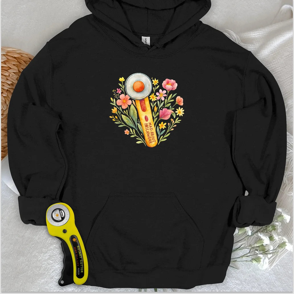 Sweat à capuche coupe fleur