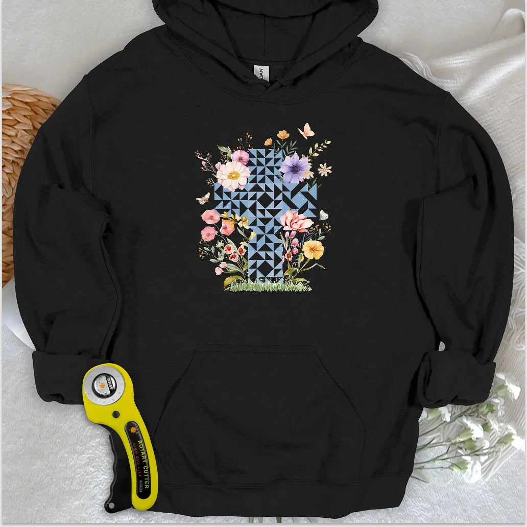 Floral Faith Stepp-Kapuzenpullover