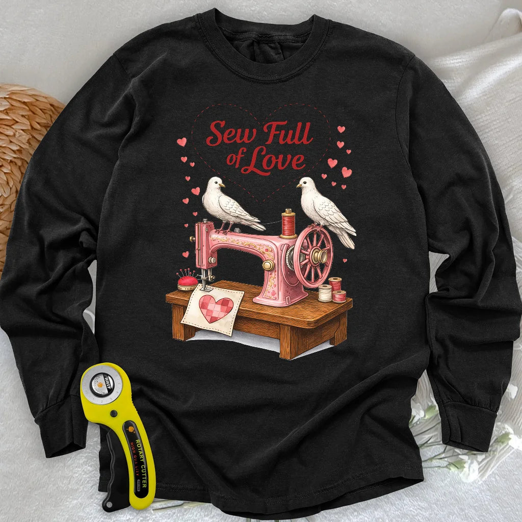 Full of Love Langarm-T-Shirt