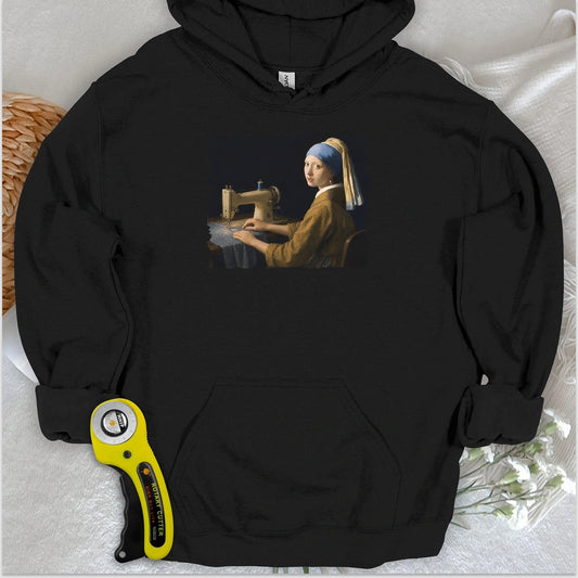 Girl With A Sewing Machine Hoodie