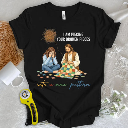 T-shirt Dieu reconstitue les morceaux brisés