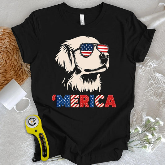 Golden ’Merica Appliqué T-shirt