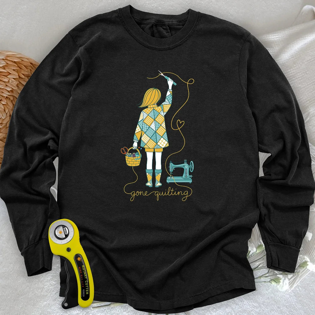 Longsleeve "Beim Quilten"
