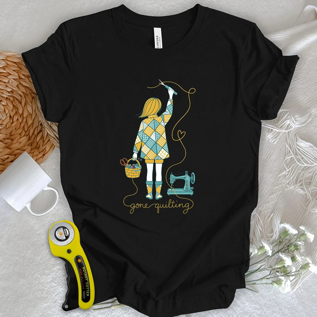 Gone quilting T-shirt