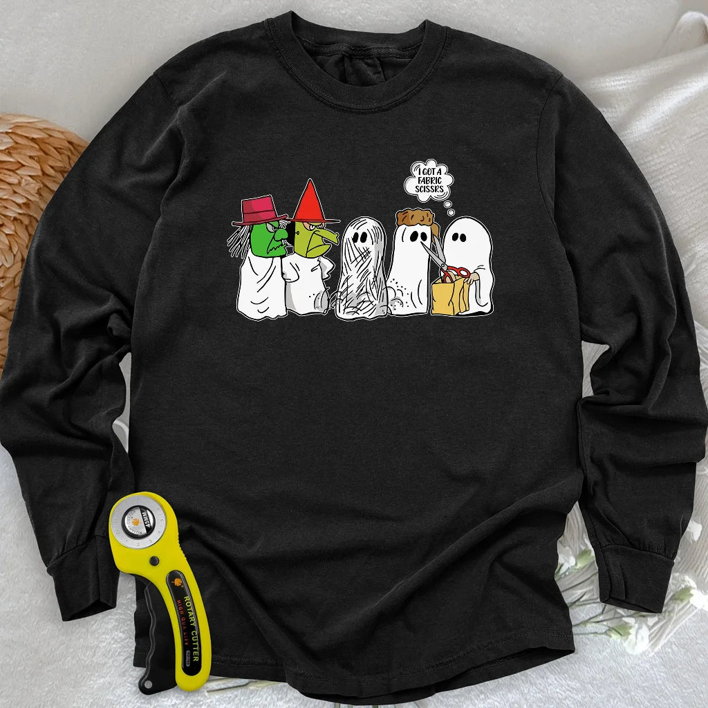 J'ai un T-shirt à manches longues Fabric Scissor