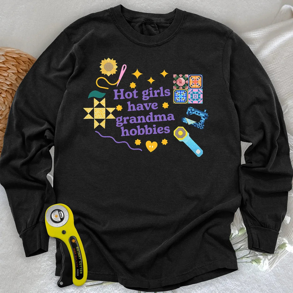 Grandma Hobbies Long Sleeve T-shirt