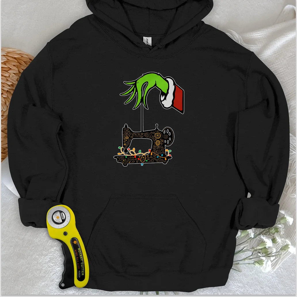 Hoodie Le Grinch a volé les points de suture