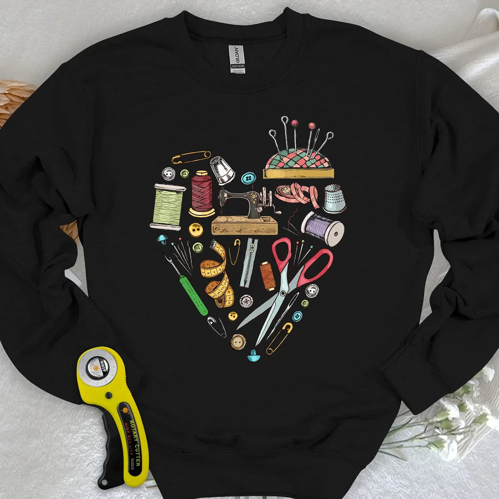 Sweat-shirt coupable en son cœur