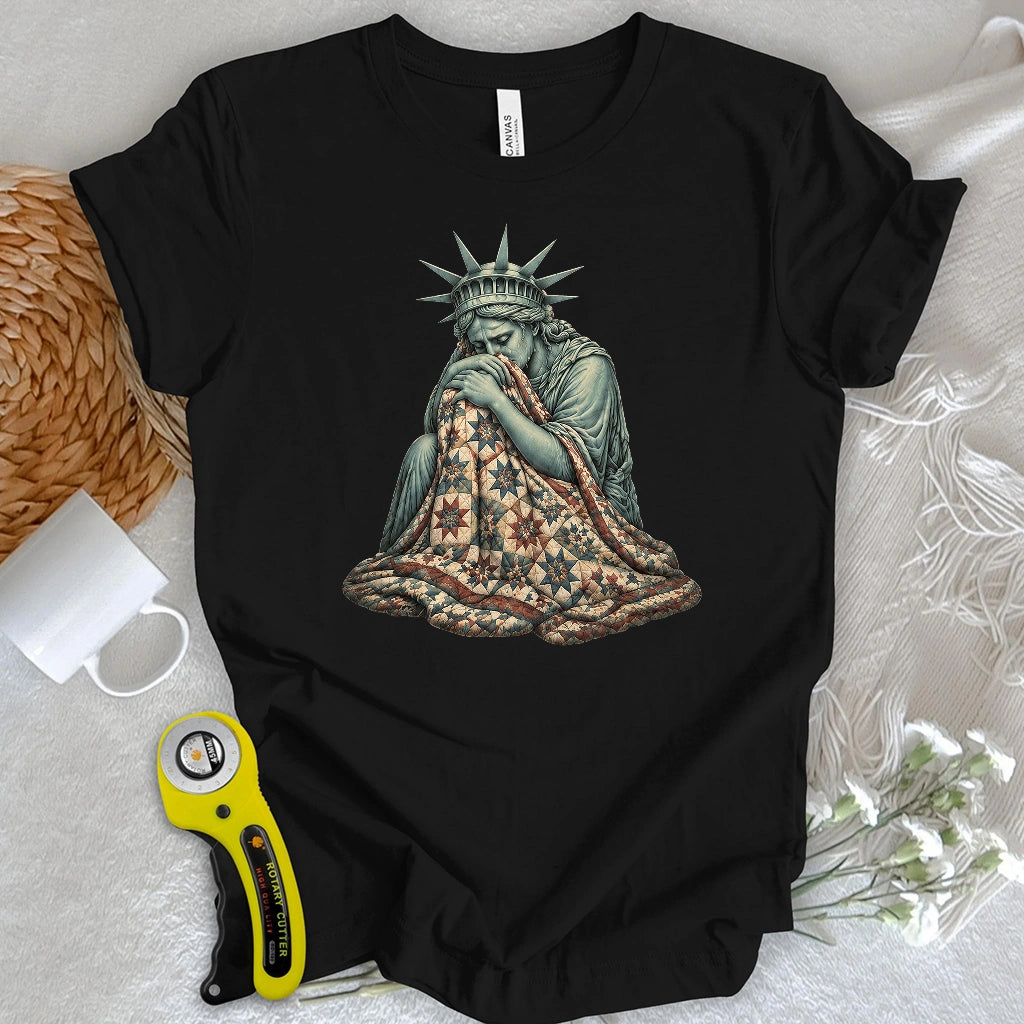 Her Liberty Quilt T-shirt