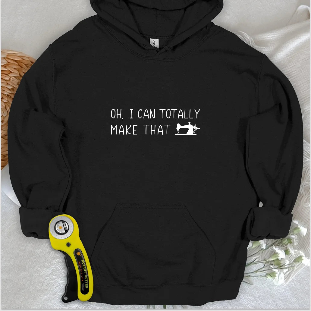 Je peux faire ce sweat à capuche.