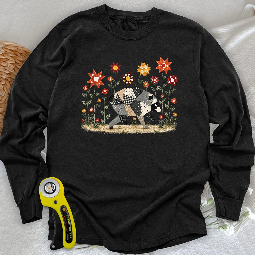 Jimothy Patchwork Bloom Long Sleeve T-shirt