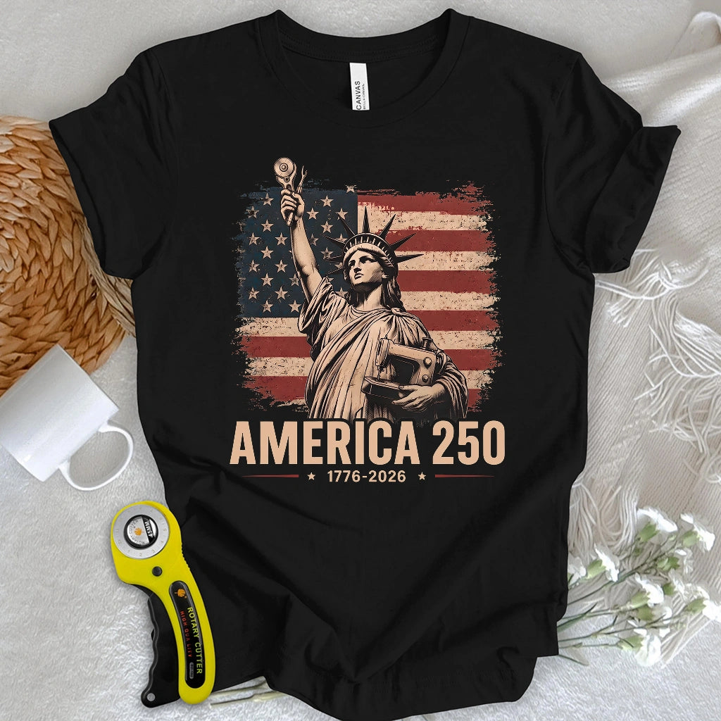 Liberty Freedom Quilt T-shirt