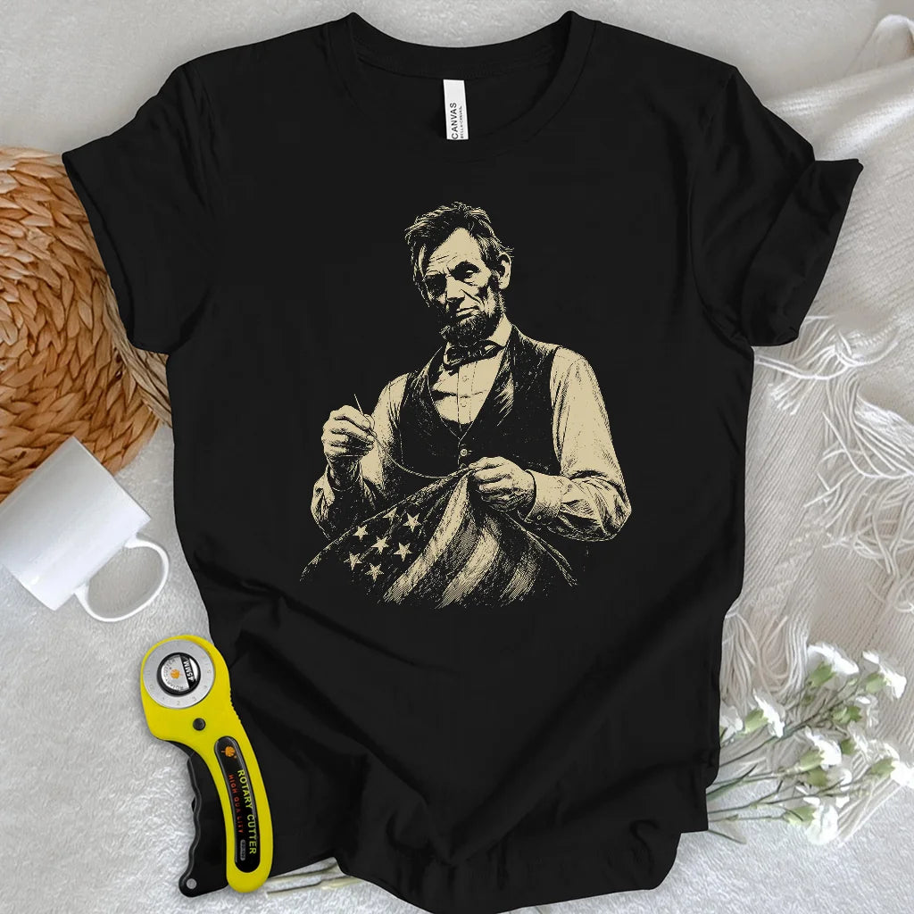 Lincoln: Stitching America Together T-shirt