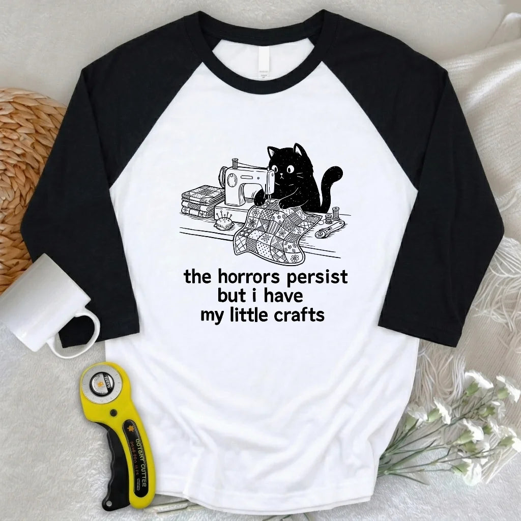 Little Crafts vs. The World 3/4 Sleeve T-shirt