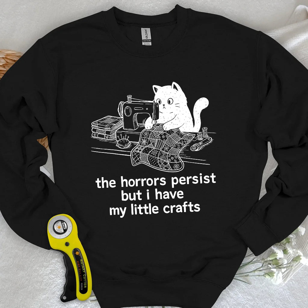 Sweat-shirt "Little Crafts vs. The World"