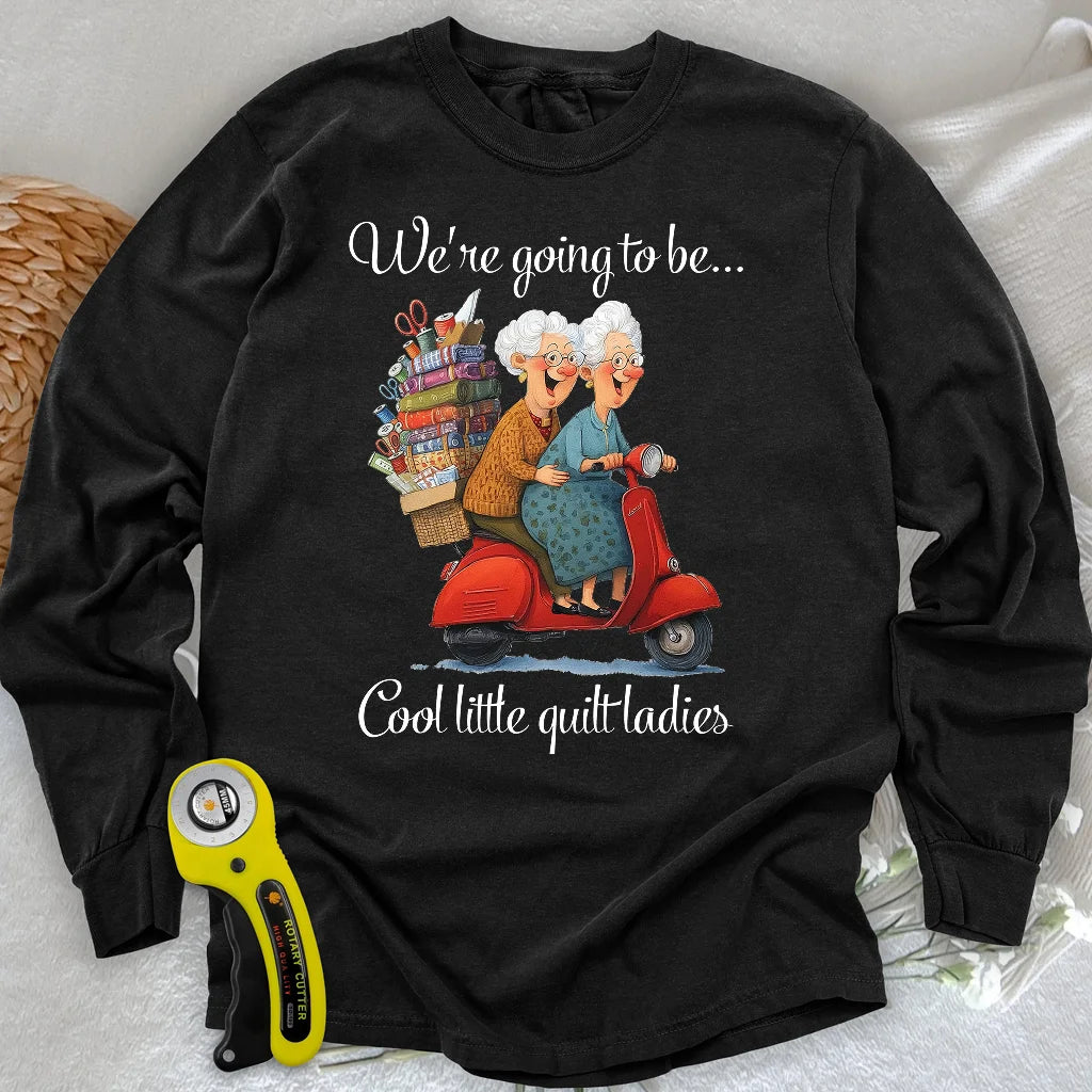 T-shirt manches longues Little Quilt Ladies