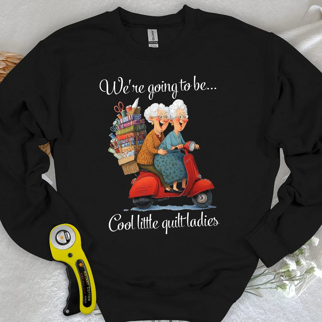 Little Quilt Ladies Sweatshirt