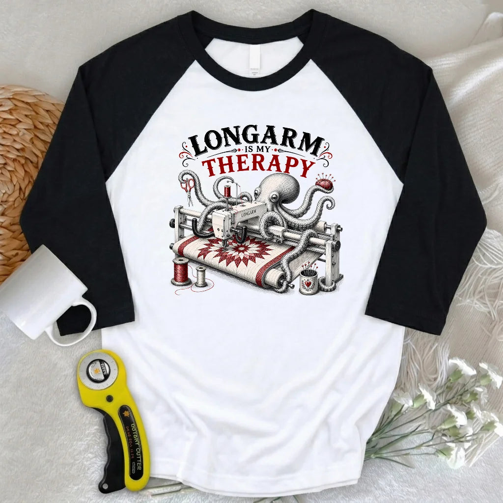Longarm Therapy Club 3/4 Sleeve T-shirt