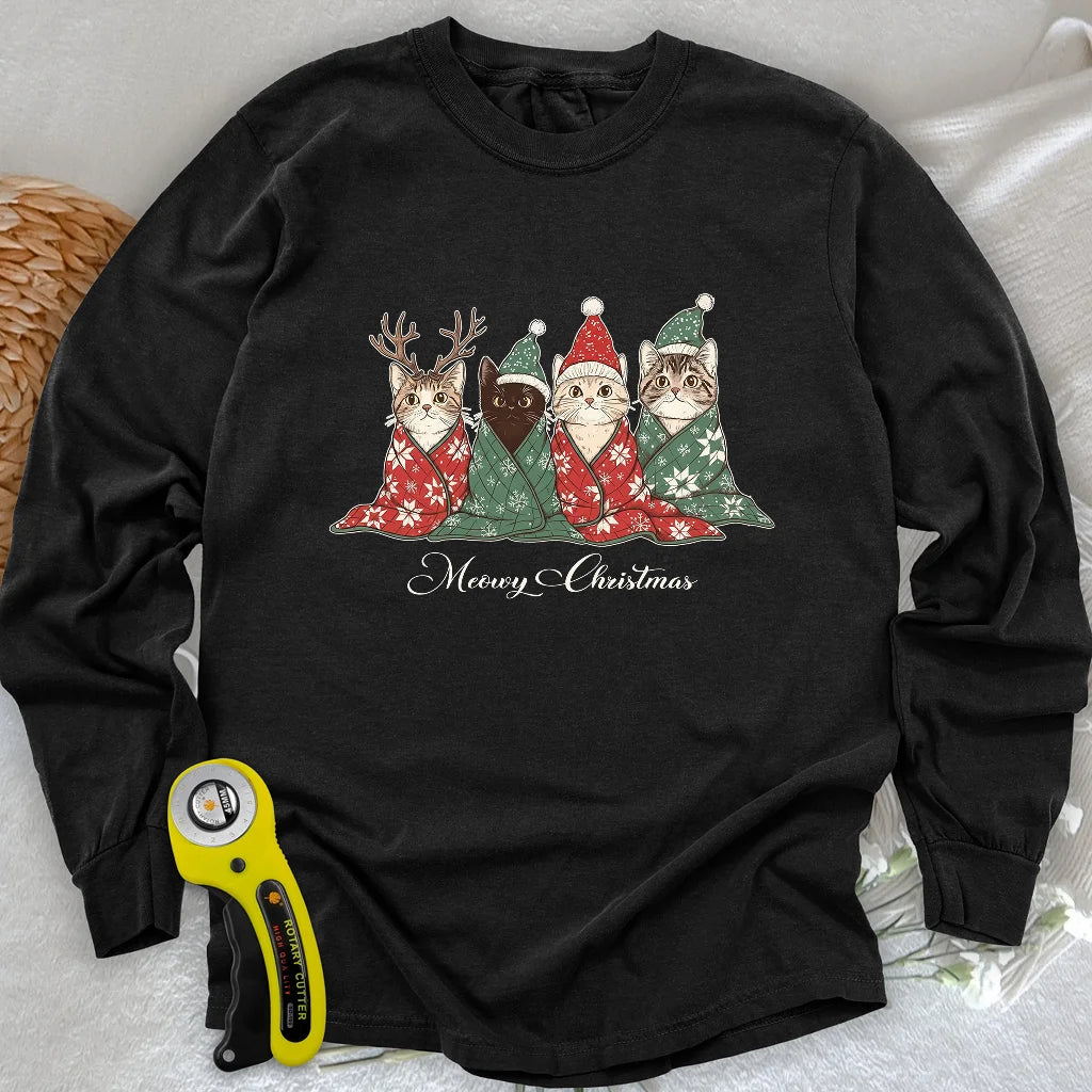 Miau-nachten Langarmshirt