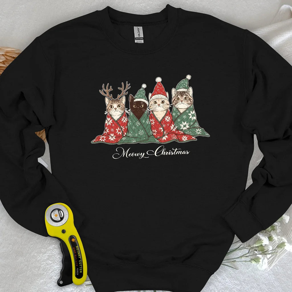 Sweat-shirt "Joyeux Noël Félint"