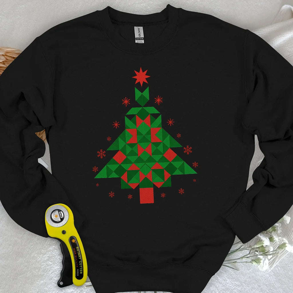 Sweat-shirt Joyeux Noël de courtepointe