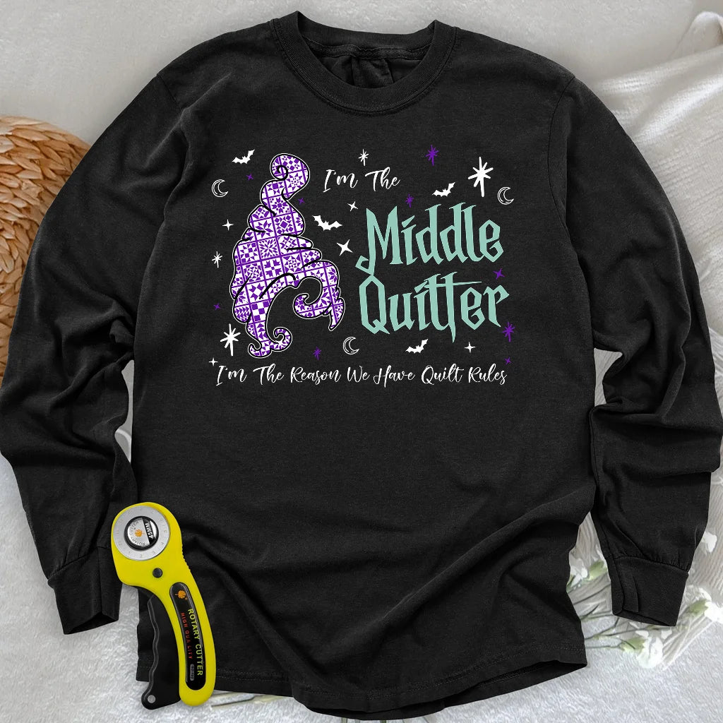 Middle Quilter Long Sleeve T-shirt